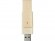 Rotate, USB-накопитель объемом 16 ГБ из бамбука, бежевый 