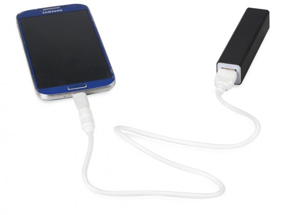 Портативное зарядное устройство Брадуэлл, 2200 mAh, черный 