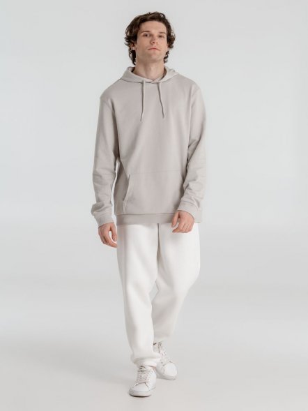 Толстовка с капюшоном унисекс Hoodie, дымчато-серая 