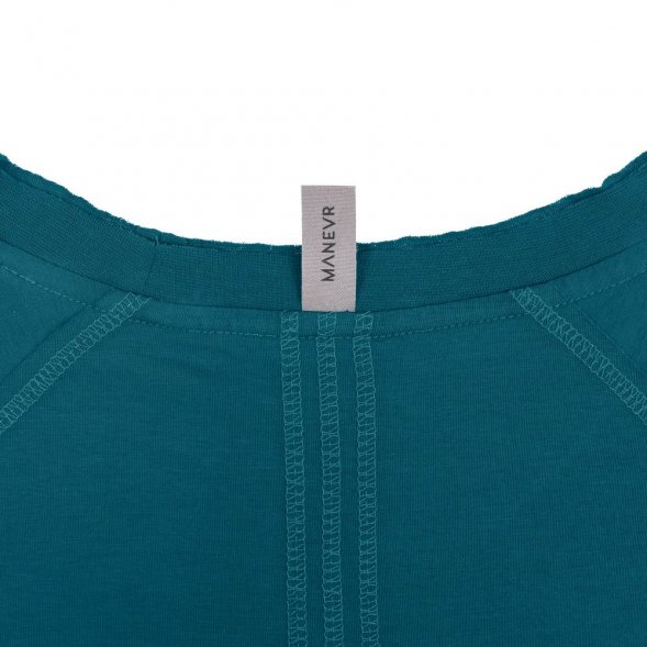 Футболка унисекс Vozduh 1.0, темно-бирюзовая 