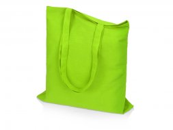 Сумка для шопинга Carryme 140 хлопковая, 140 г/м2, зеленое яблоко