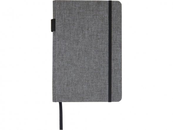 Блокнот Orin, формат А5, из переработанного ПЭТ, серый яркий 