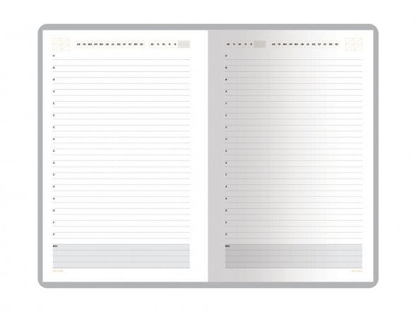 Ежедневник А5 недатированный Mercury, фиолетовый 