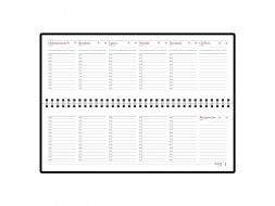 Планинг недатированный Sidney Nebraska, черный