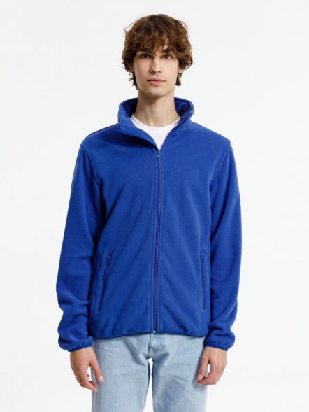 Куртка флисовая унисекс Nesse, синяя 