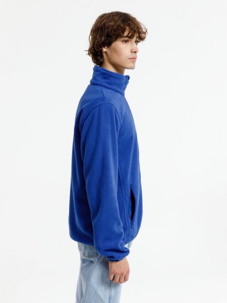 Куртка флисовая унисекс Nesse, синяя 
