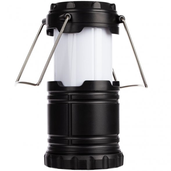 Кемпинговый фонарь с имитацией пламени Lindau Flame, черный 