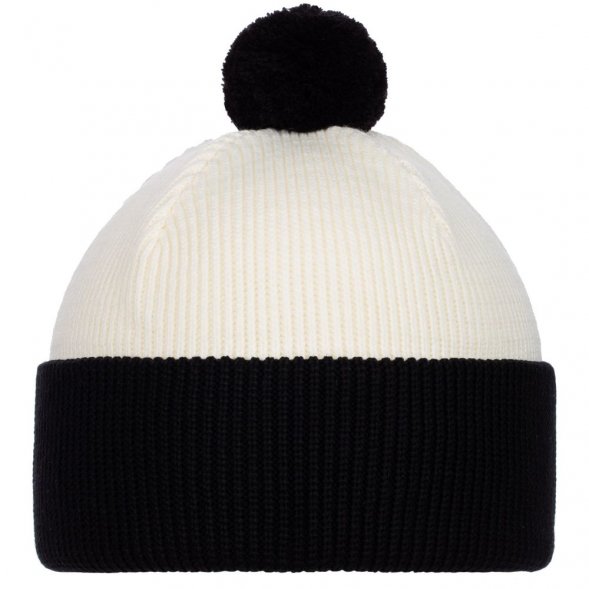 Шапка Snappy, белая с черным 