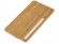Беспроводное зарядное устройство-органайзер из бамбука Timber, темно-натуральный/белый 