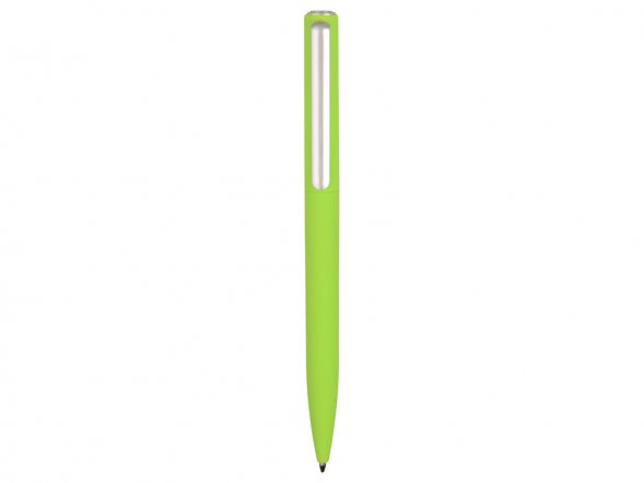 Ручка шариковая пластиковая Bon с покрытием soft touch, зеленое яблоко (Р) 