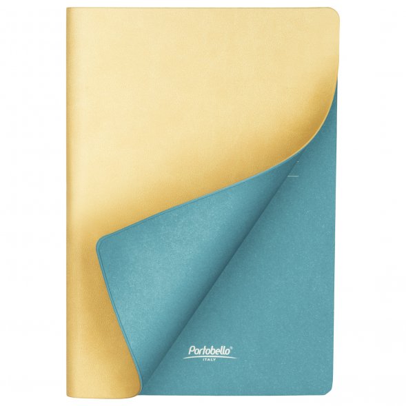 Ежедневник Latte NEW недатированный, бежевый/голубой 