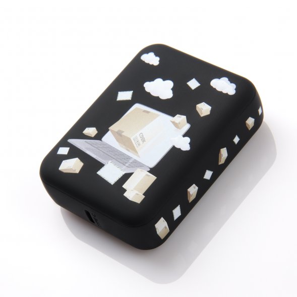 Внешний аккумулятор с функцией быстрой зарядки Formula 10000 mAh, черный 