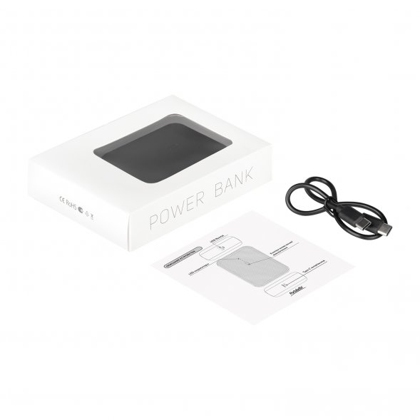 Внешний аккумулятор с функцией быстрой зарядки Formula 10000 mAh, черный 