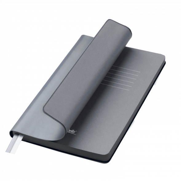 Ежедневник Moon river недатированный, стальной 