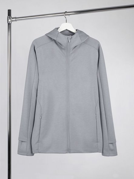 Куртка с капюшоном унисекс Begi, серая 