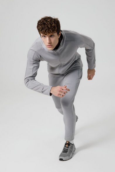 Куртка с капюшоном унисекс Begi, серая 