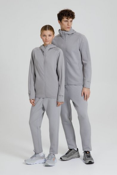 Куртка с капюшоном унисекс Begi, серая 