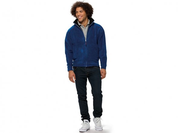 Куртка флисовая Nashville мужская, классический синий/черный 