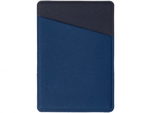 Картхолдер на 3 карты типа бейджа Favor, ярко-синий/темно-синий 