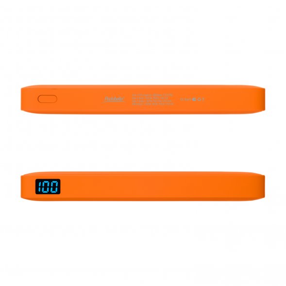 Внешний аккумулятор с подсветкой Ancor PD Plus 10000 mAh, оранжевый 