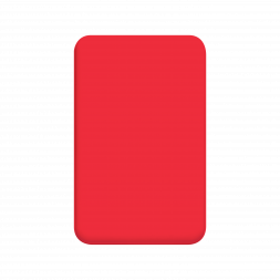 Внешний аккумулятор Largo PD 5000mAh с функцией беспроводной зарядки 15W, красный