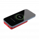 Внешний аккумулятор Largo PD 5000mAh с функцией беспроводной зарядки 15W, красный 