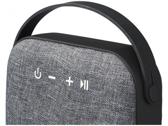 Динамик Bluetooth с тканым материалом, черный 