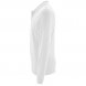 Рубашка поло мужская с длинным рукавом Perfect LSL Men, белая 
