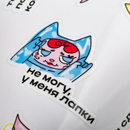 Наклейки UV-DTF Sticker Pack на заказ, S