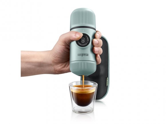 Ручная мини-кофемашина (WACACO Nanopresso) WCCRTCBL (Ручная мини-кофемашина цв. Arctic Blue) 