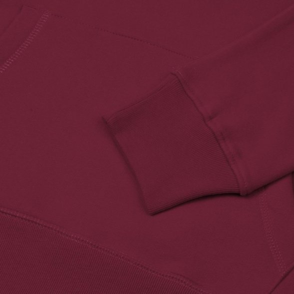 Толстовка с капюшоном унисекс Hoodie, бордовая 