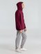 Толстовка с капюшоном унисекс Hoodie, бордовая 
