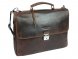 Портфель BUGATTI Romano 15&amp;#039;&amp;#039;, коричневый, натуральная воловья кожа, 39х8х30 см 