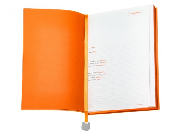 Ежедневник А5 недатированный Mercury, зеленый 