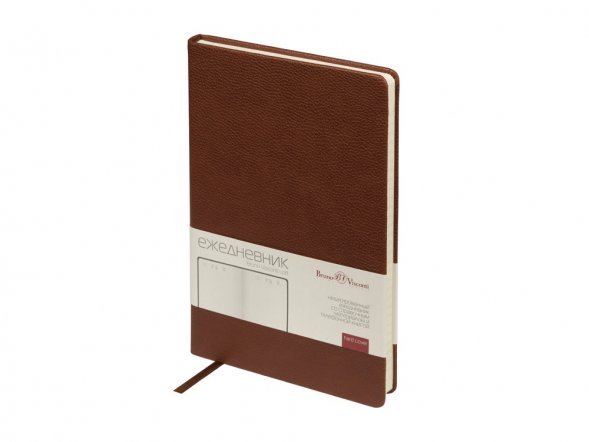 Ежедневник недатированный А5 Loft, коричневый 