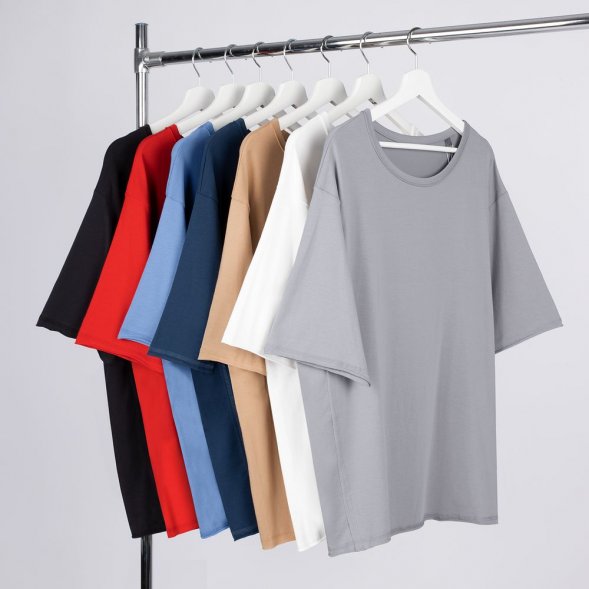 Футболка оверсайз унисекс Vozduh, красная 