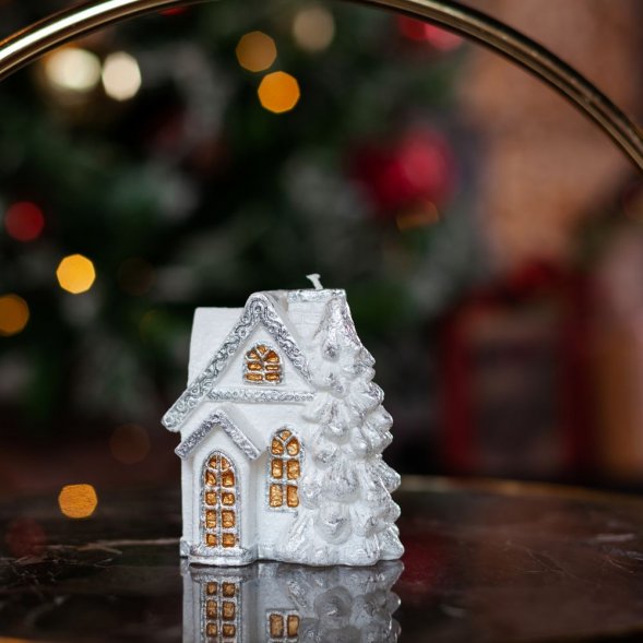 Свеча Christmas Twinkle, домик 