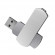Флешка Elegante 16 Gb в подарочной упаковке, серебряная 