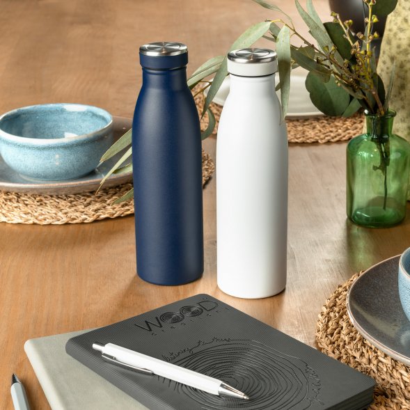 Термобутылка вакуумная герметичная Libra, белая 