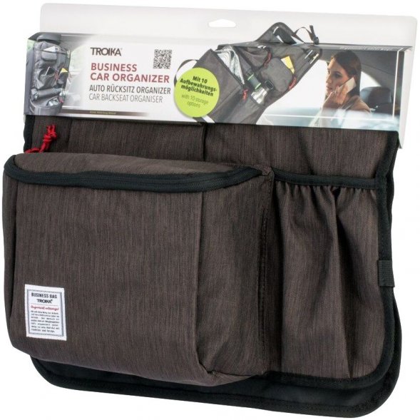 Органайзер на спинку сиденья Business Car Organizer, серый 
