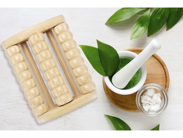 Бамбуковый массажер для стоп Venis, natural 