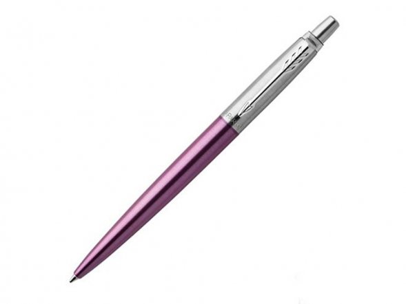 Шариковая ручка Parker Jotter Essential, Victoria Violet CT, стержень: Mblue 