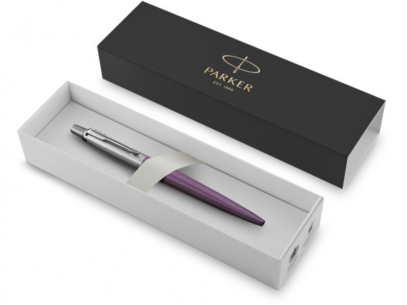 Шариковая ручка Parker Jotter Essential, Victoria Violet CT, стержень: Mblue 