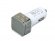 Автомобильная зарядка CC-03, 2 USB порта, квадратное основание для логотипа, серебро 