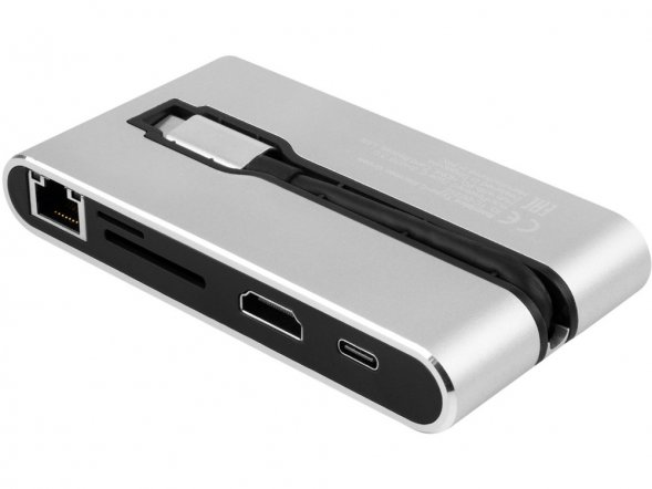 Хаб USB Rombica Type-C Hermes Black 