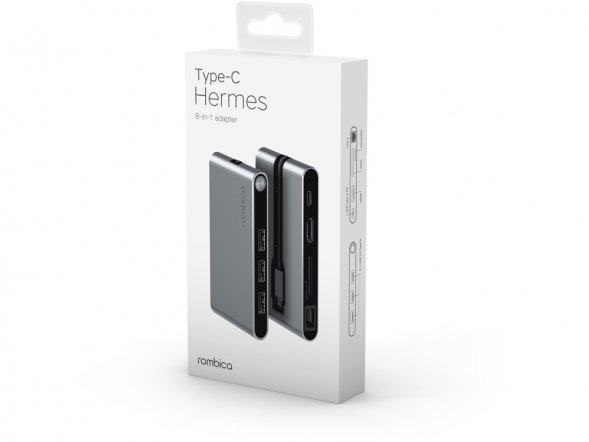 Хаб USB Rombica Type-C Hermes Black 