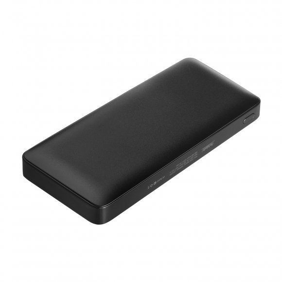 Внешний аккумулятор с цветной подсветкой Ancor Max Plus 10000 mAh, черный 