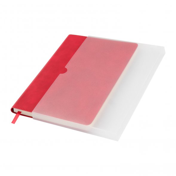 Ежедневник Verona недатированный, красный 