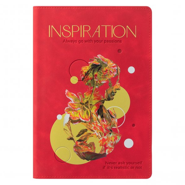 Ежедневник Verona недатированный, красный 