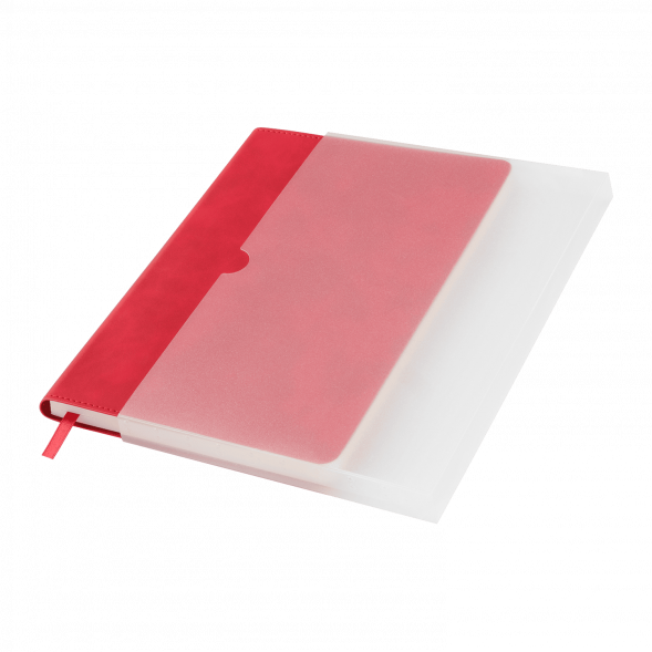 Ежедневник Verona недатированный, красный 